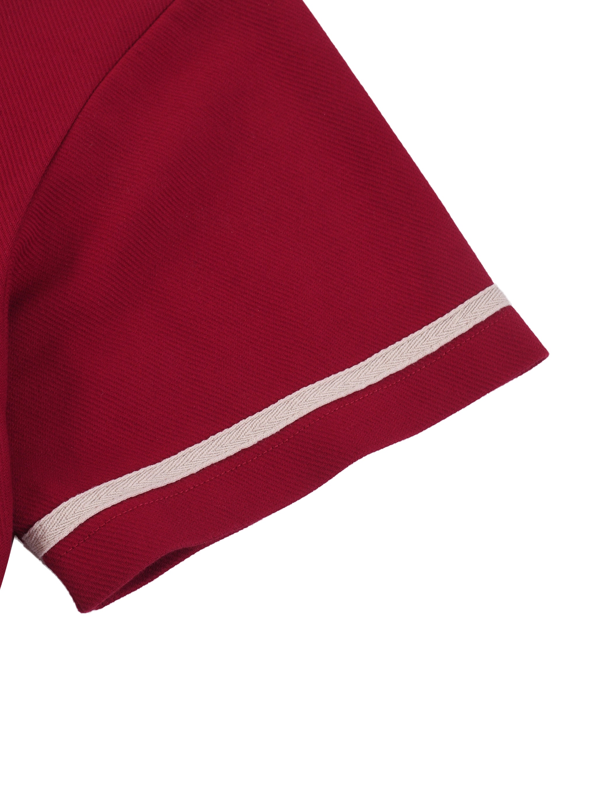 TruthorTruth Contrast Piped Button-Up Jersey