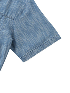 TruthorTruth Distressed Wash Short-Sleeve Shirt