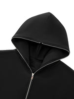 Load image into Gallery viewer, Find What Makes You Happy Fleeced Full-Zip Boxy Hoodie
