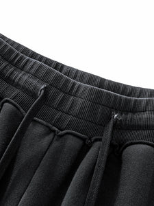 TruthorTruth Raw-Seam Enzyme Washed Sweatpants