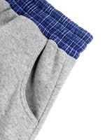 Load image into Gallery viewer, Truthortruth Plaid Waistband Barrel Sweatpants
