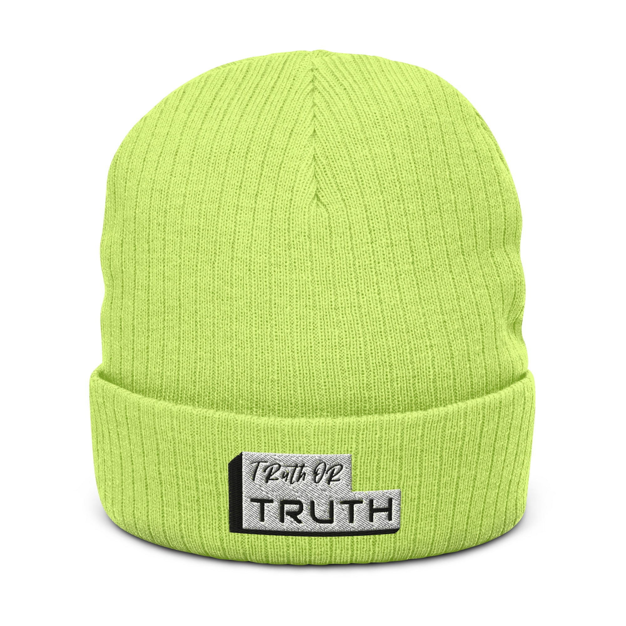 Truthortruth Ribbed knit beanie