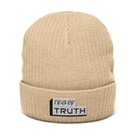 Load image into Gallery viewer, Truthortruth Ribbed knit beanie
