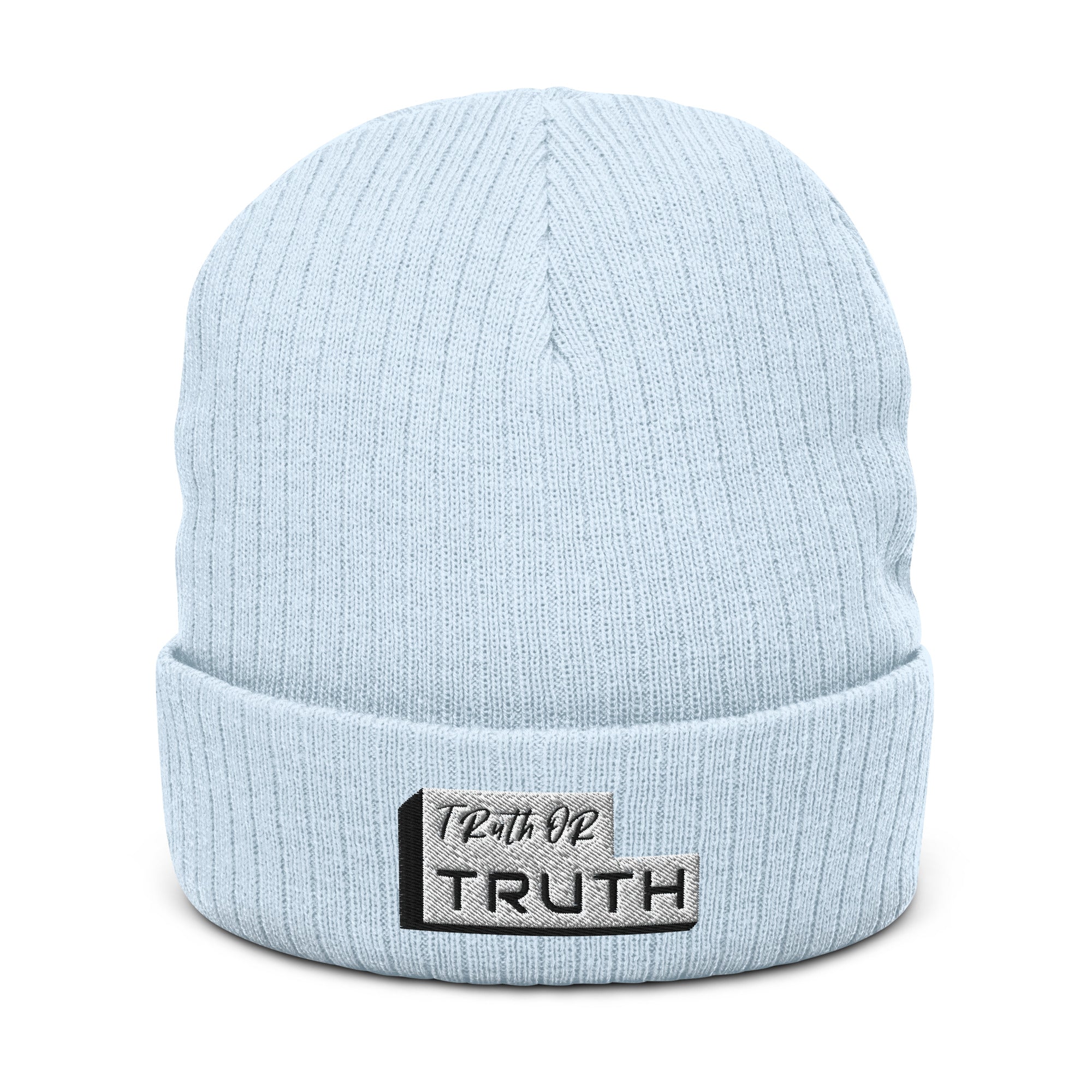 Truthortruth Ribbed knit beanie