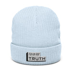 Load image into Gallery viewer, Truthortruth Ribbed knit beanie
