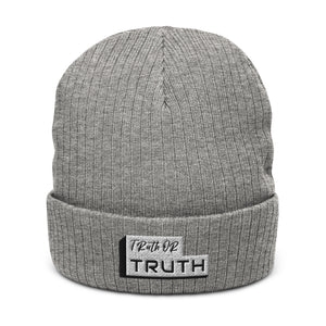 Truthortruth Ribbed knit beanie
