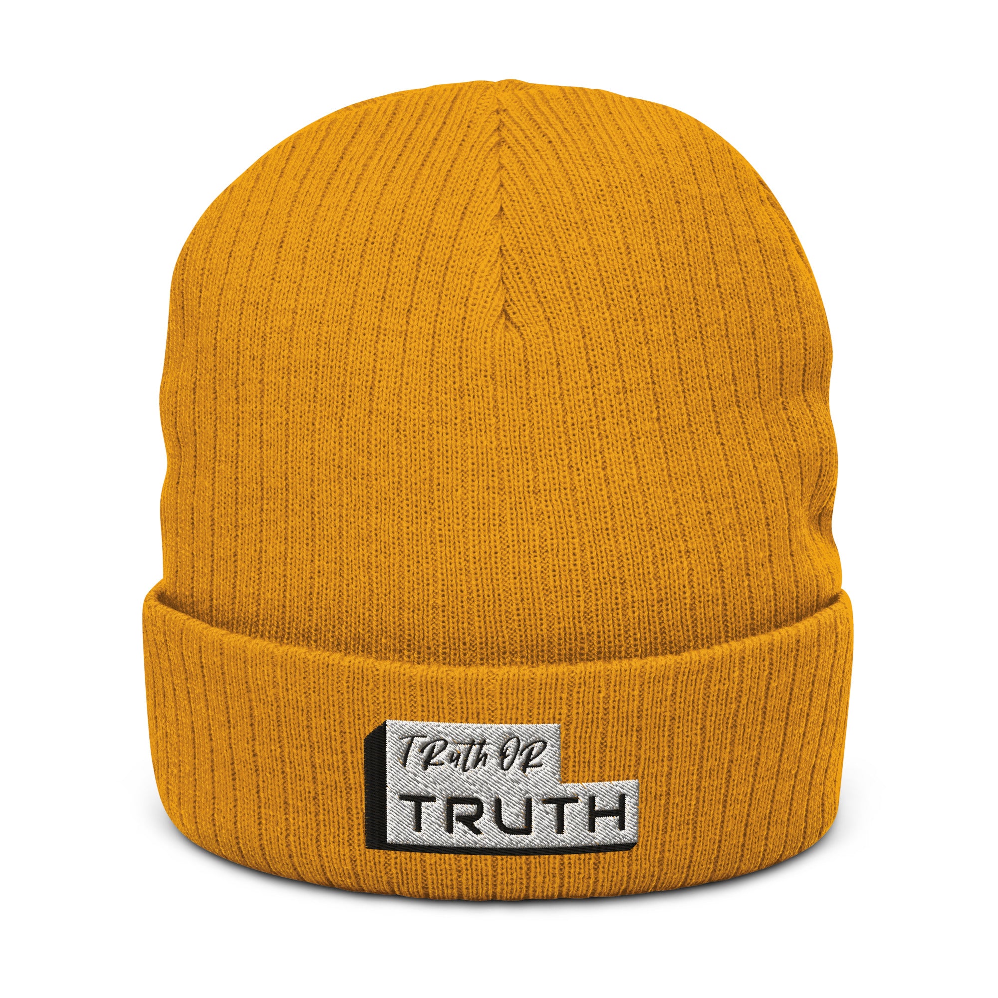 Truthortruth Ribbed knit beanie