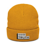 Load image into Gallery viewer, Truthortruth Ribbed knit beanie
