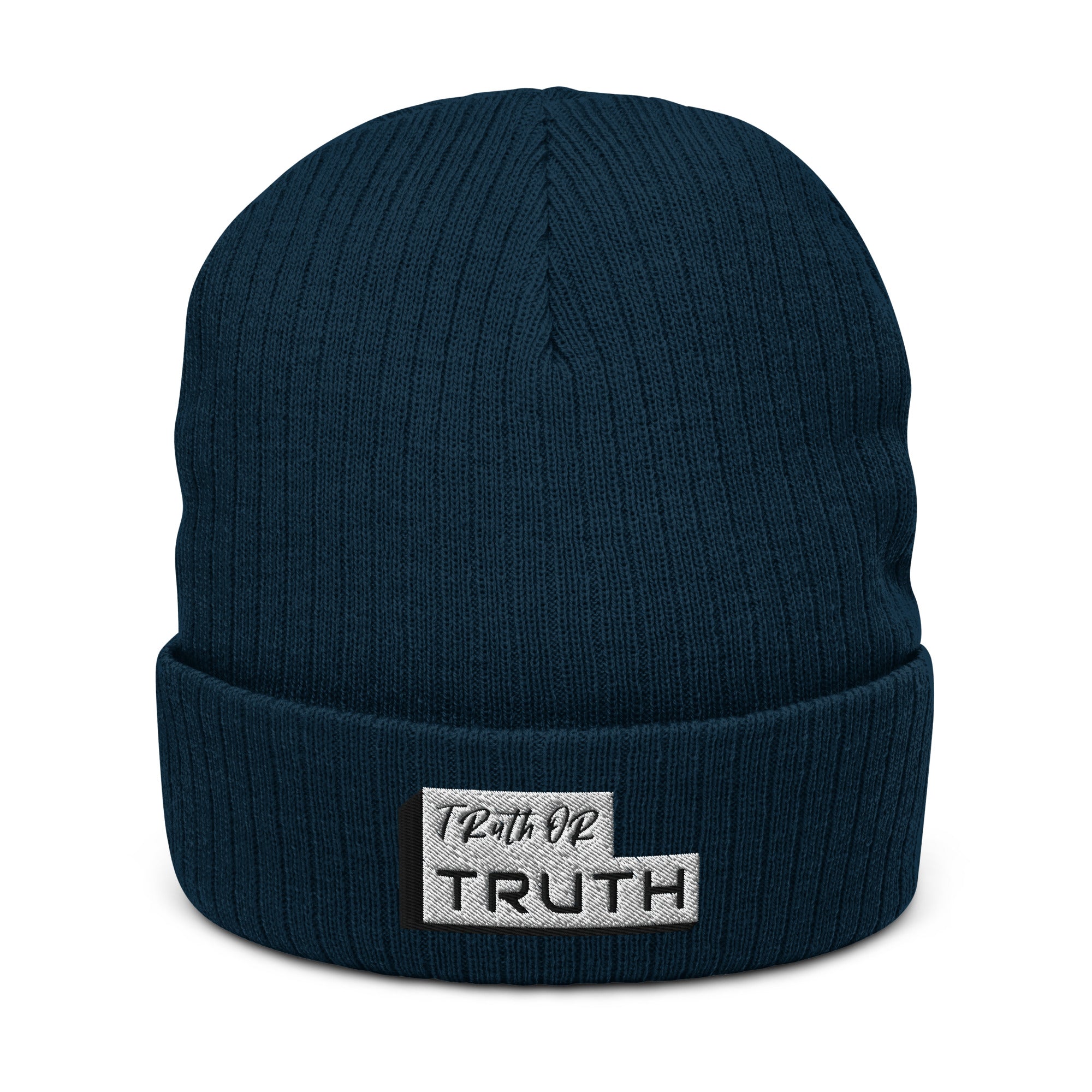 Truthortruth Ribbed knit beanie