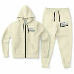 Load image into Gallery viewer, Cream Ziphoodie &amp; Jogger
