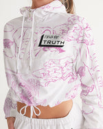Load image into Gallery viewer, Made it Out The Jungle  Women&#39;s Cropped Windbreaker
