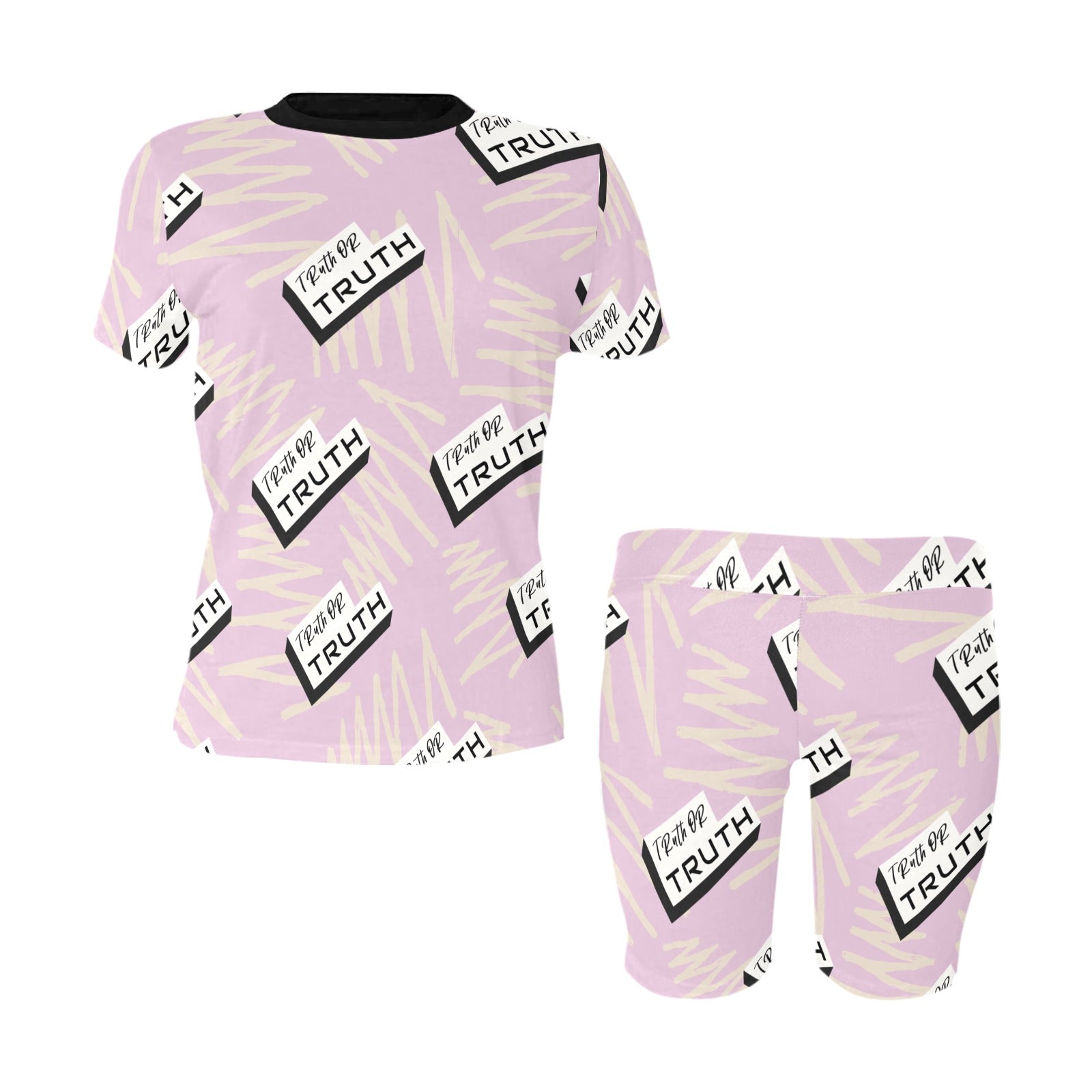 Pink Short Yoga Set