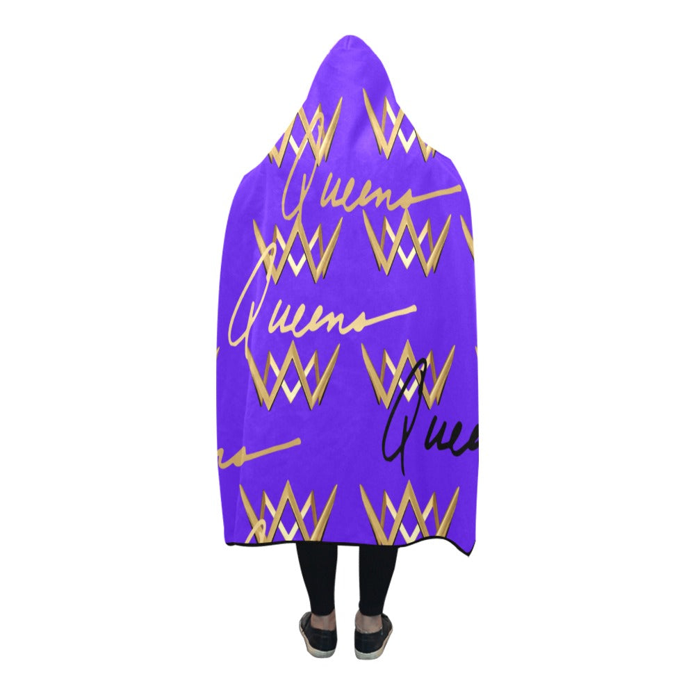 Queens x TruthorTruth Purple Hooded Blanket