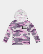 Load image into Gallery viewer, Queens Wear Hoodies Pink Camo Kids Hoodie
