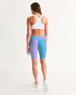 Load image into Gallery viewer, Topaz Gradient Women&#39;s Mid-Rise Bike Shorts
