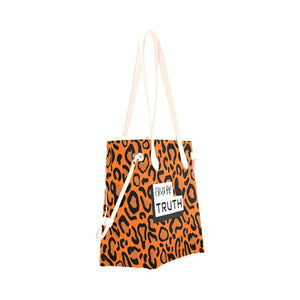 Orange Cheetah Tote Bag