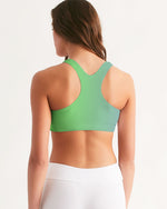 Load image into Gallery viewer, Spring Green Gradient  Women&#39;s Seamless Sports Bra
