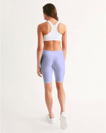 Load image into Gallery viewer, Periwinkle  Women&#39;s Mid-Rise Bike Shorts
