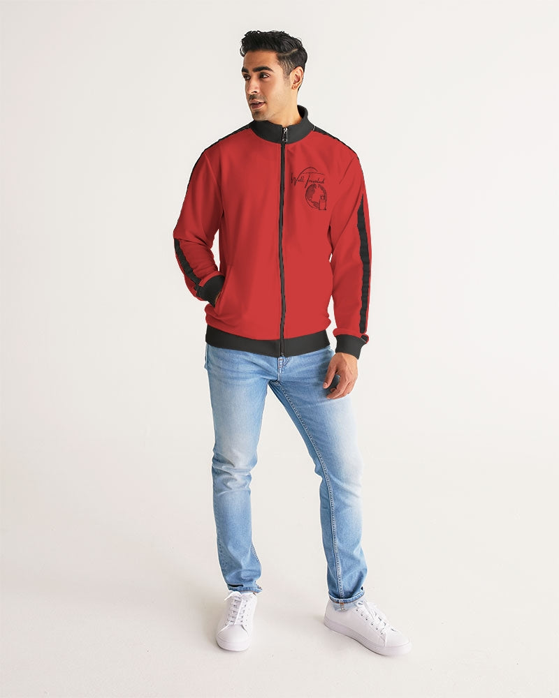 Well Traveled  Men's Stripe-Sleeve Track Jacket