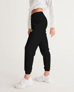 Black & Yellow Women's Track Pants