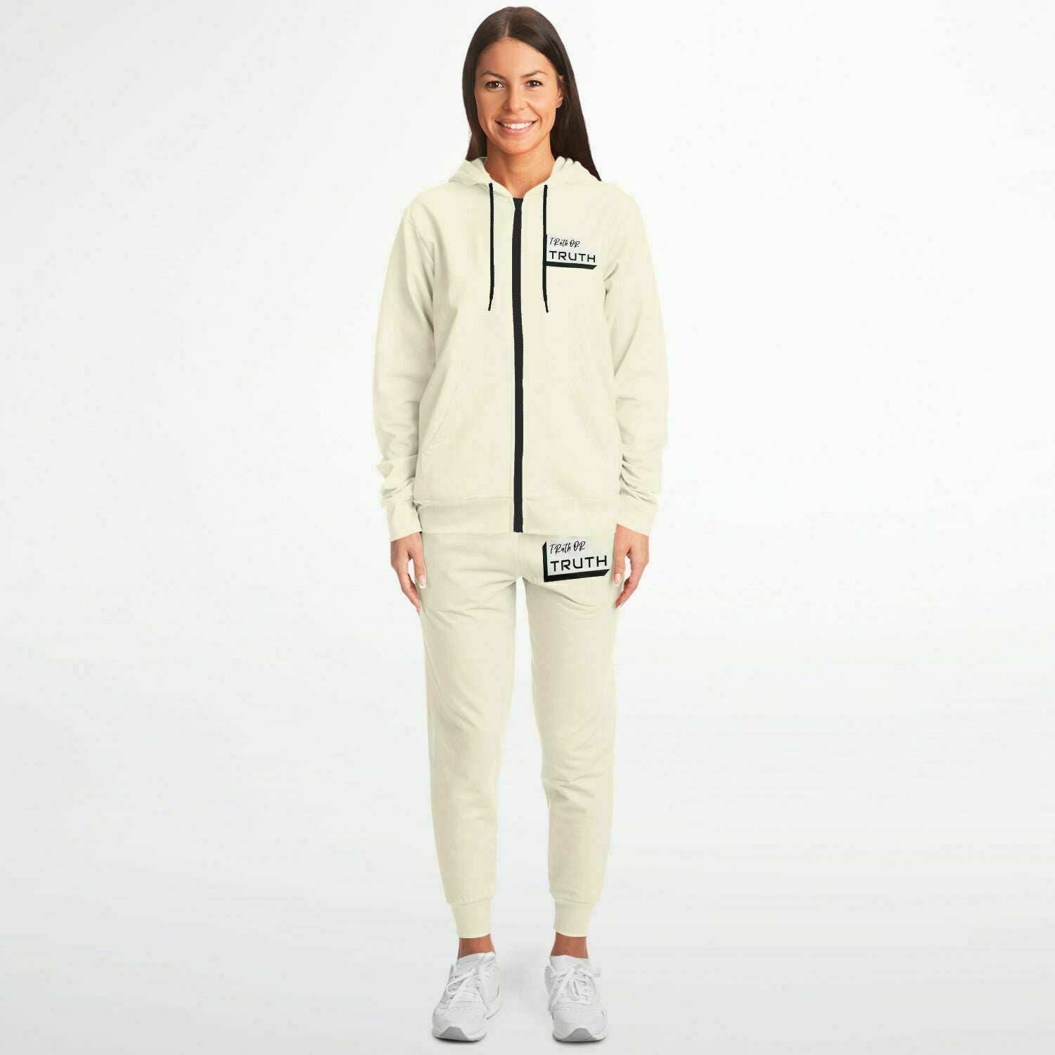 Cream Ziphoodie & Jogger