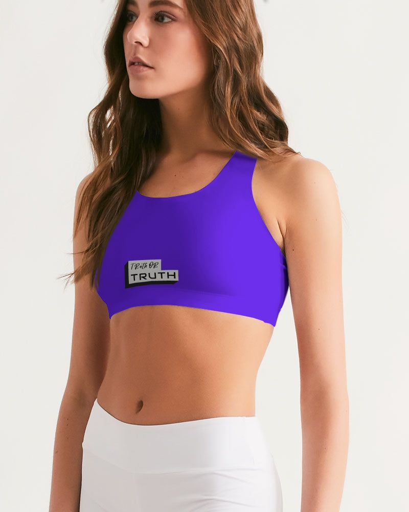 Purple Seamless Sports Bra