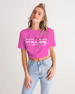Load image into Gallery viewer, Through It All, Still Me Women&#39;s Twist-Front Cropped Tee
