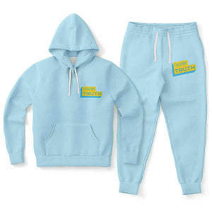 Sky Blue and Yellow Jogger Set