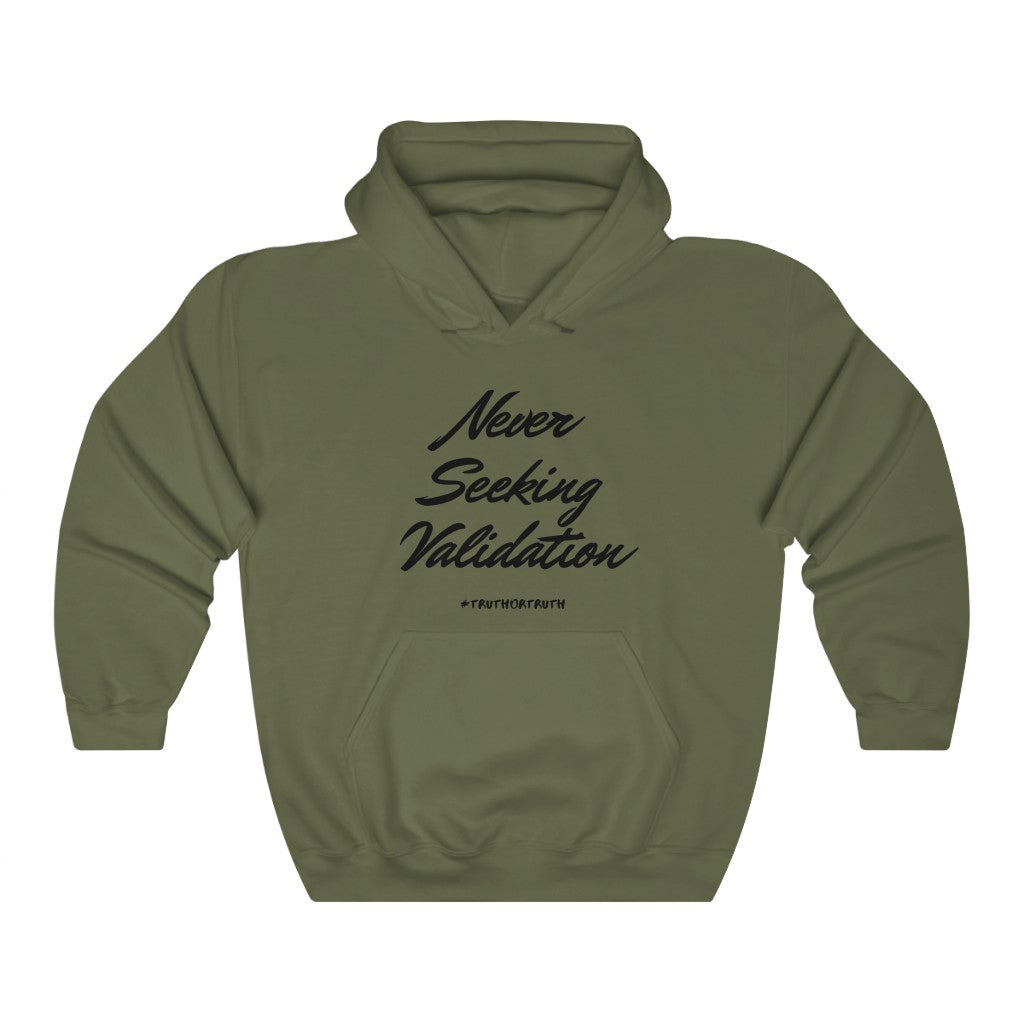 Never Seeking Validation Unisex Heavy Blend™ Hooded Sweatshirt