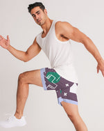 Load image into Gallery viewer, Geometric 80&#39;s Style Men&#39;s Jogger Shorts
