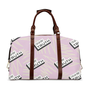 Pink TruthorTruth Travel Bag Flight Bag(Model 1643)