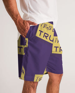 Purple Beyond Blessed Men's Jogger Shorts