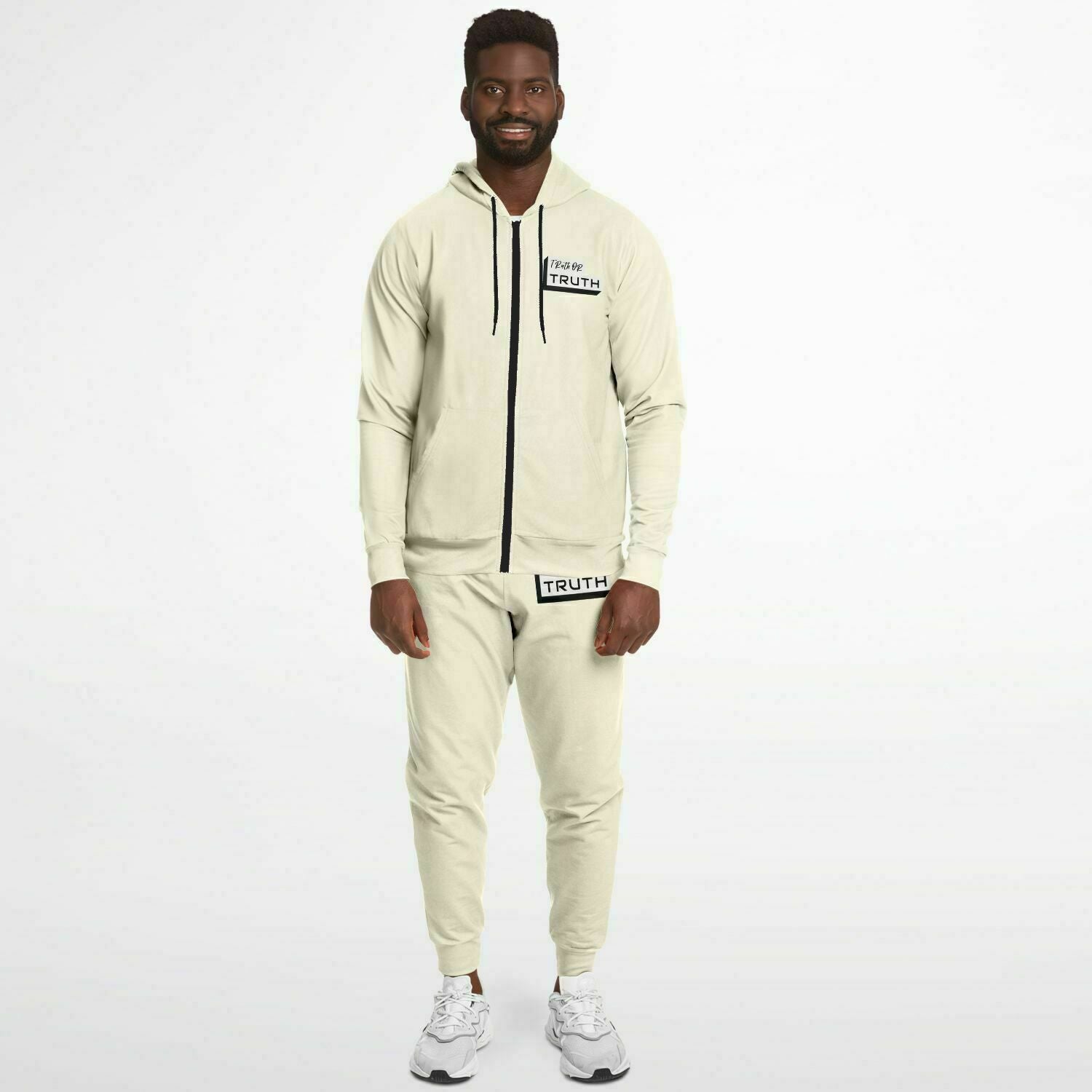 Cream Ziphoodie & Jogger