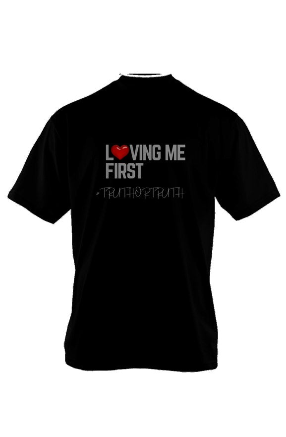 Loving Me Oversized Black Heavyweight T Shirt