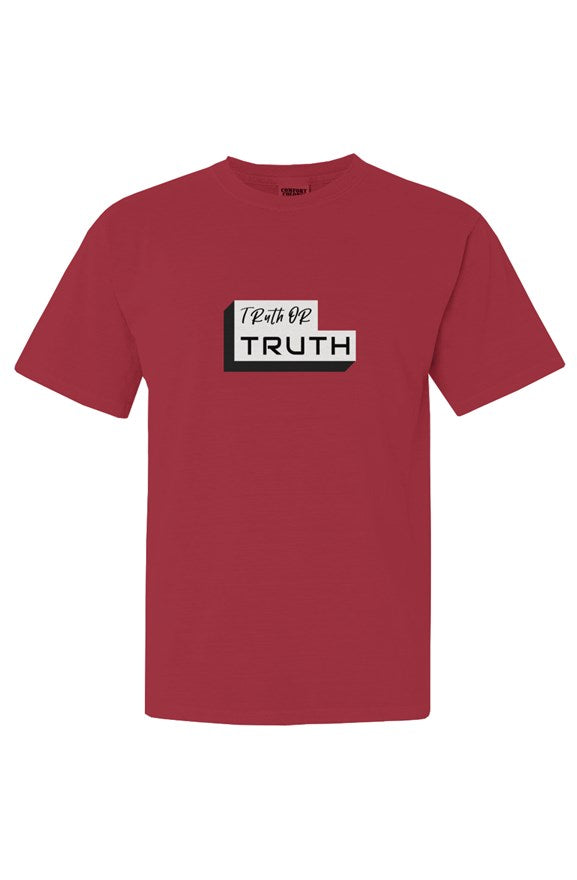 Brick Red Oversized Comfort Heavyweight T Shirt