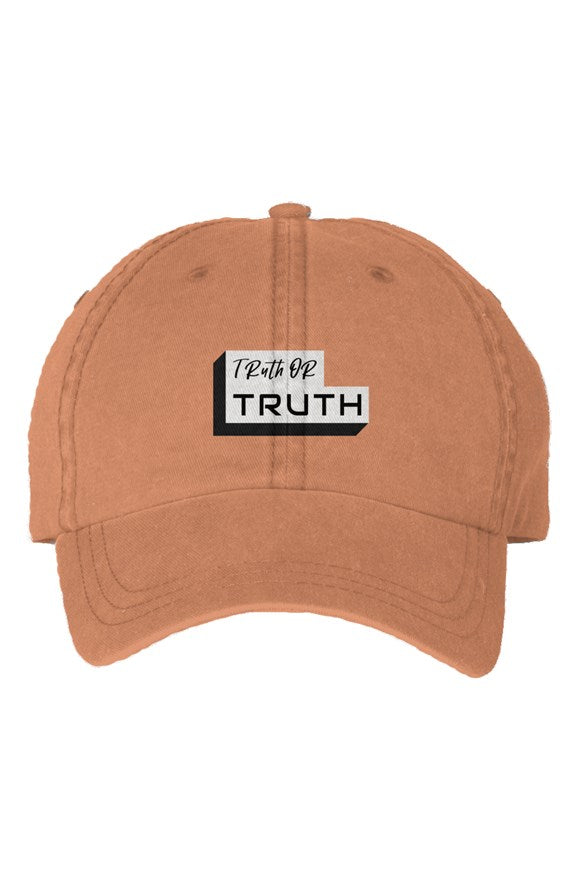 TruthorTruth Texas Orange Pigment Dyed Cap