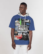 Load image into Gallery viewer, Don&#39;t Let It Make You Men&#39;s Premium Heavyweight Short Sleeve Hoodie
