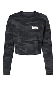 Lightweight Camo Cropped Crew