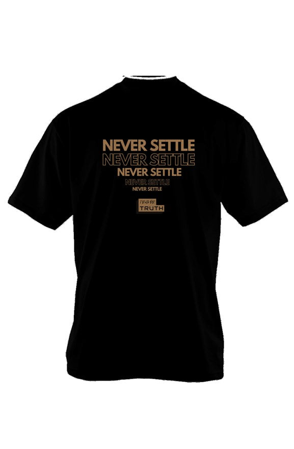 Never Settle Oversized Heavyweight T Shirt