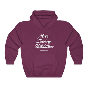 Never Seeking Validation Unisex Heavy Blend™ Hooded Sweatshirt