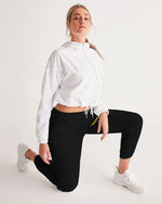 Load image into Gallery viewer, Black &amp; Yellow Women&#39;s Track Pants
