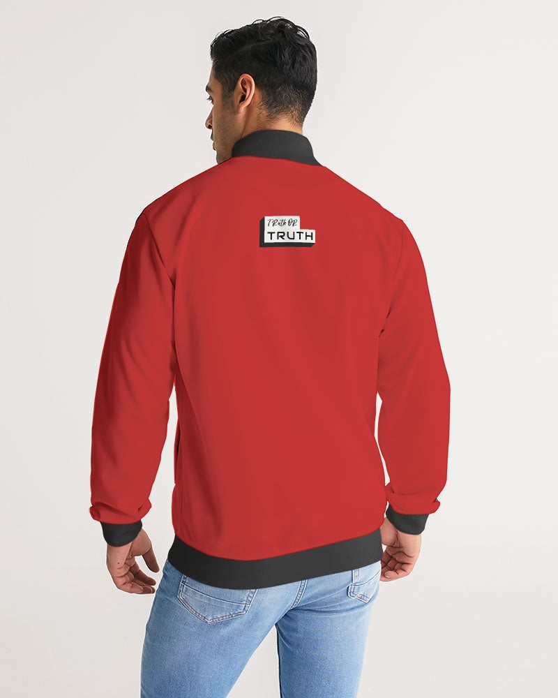 Well Traveled  Men's Stripe-Sleeve Track Jacket