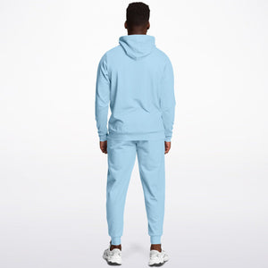 Sky Blue and Yellow Jogger Set