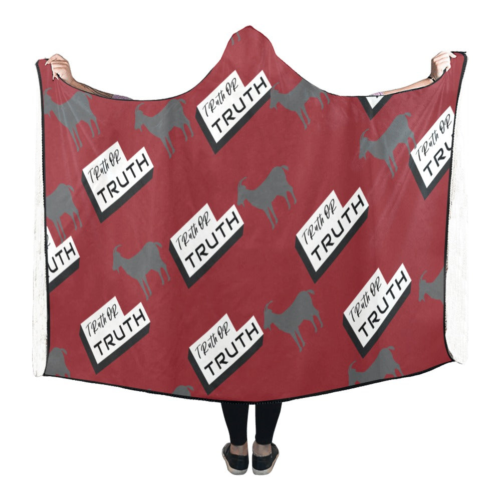 TruthorTruth GOAT (8) Hooded Blanket 80"x56"