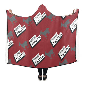 TruthorTruth GOAT (8) Hooded Blanket 80"x56"