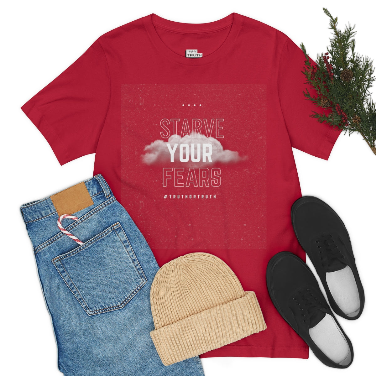 Starve Your Fears Unisex Jersey Short Sleeve Tee
