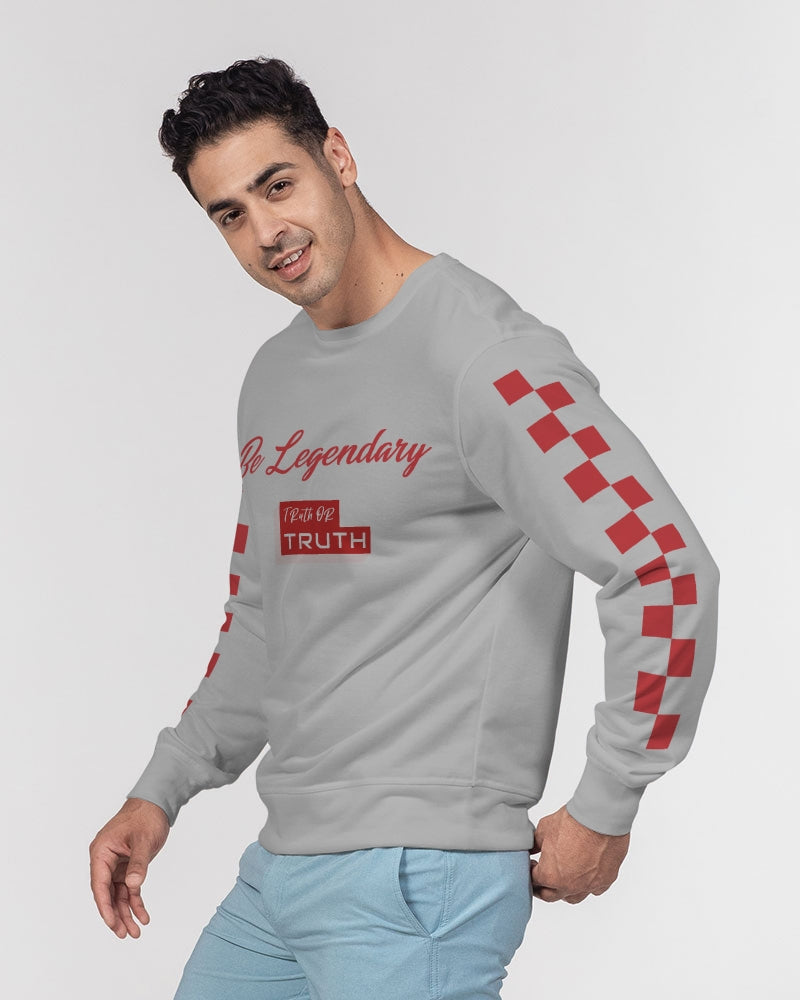 Be Legendary  Men's Classic French Terry Crewneck Pullover