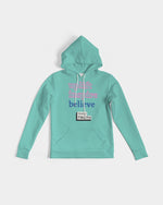 Load image into Gallery viewer, Uplift. Inspire. Believe Women&#39;s Hoodie
