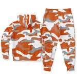 Load image into Gallery viewer, Orange Camo Jogger Set
