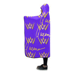Load image into Gallery viewer, Queens x TruthorTruth Purple Hooded Blanket
